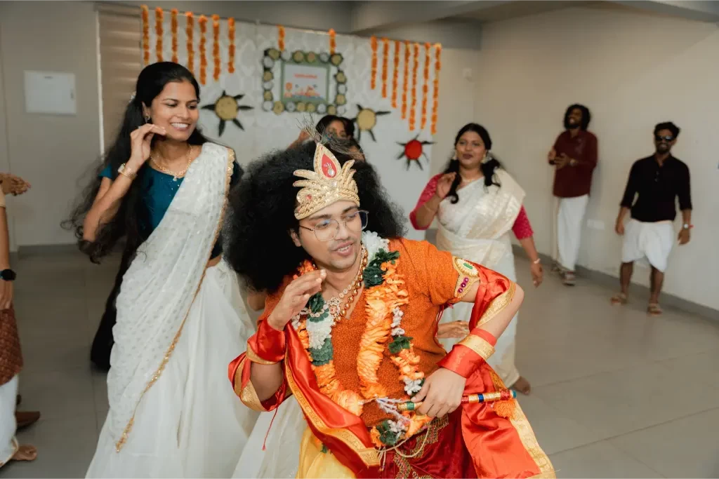 onam-funny-dance-at-spiderworks