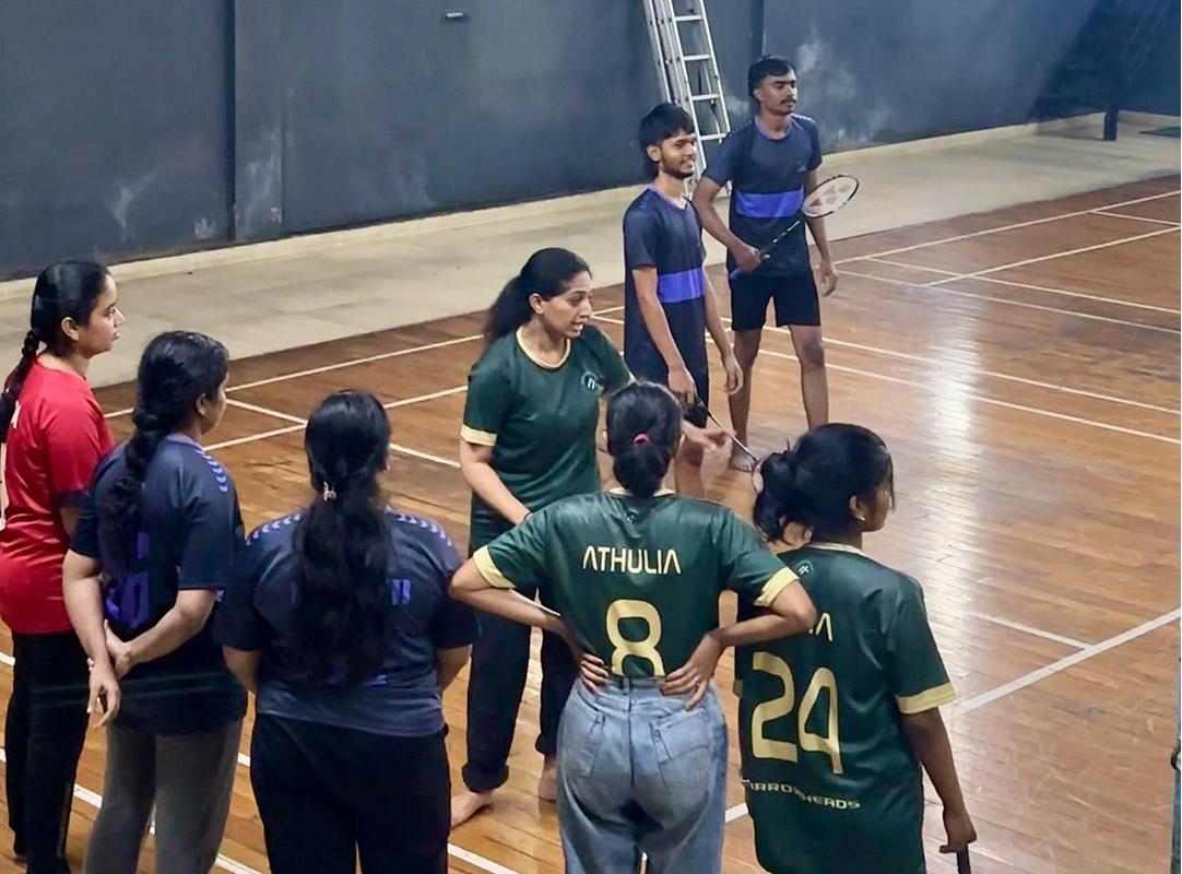 shuttle badminton competition at SpiderWorks